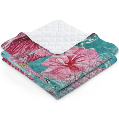 Shineful Quilt 3-Piece Set Sea Turtle Hibiscus