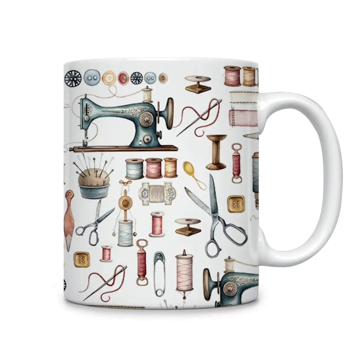 Outils de couture pour tasses en céramique brillantes