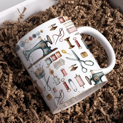 Outils de couture pour tasses en céramique brillantes