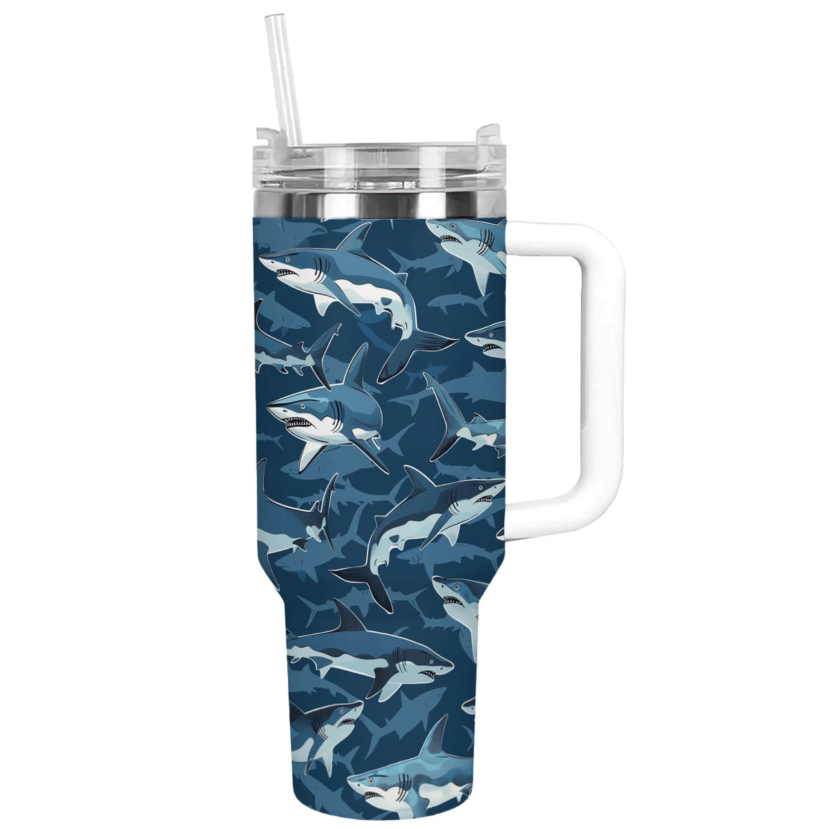 Shineful Tumbler Blue Shark Burst