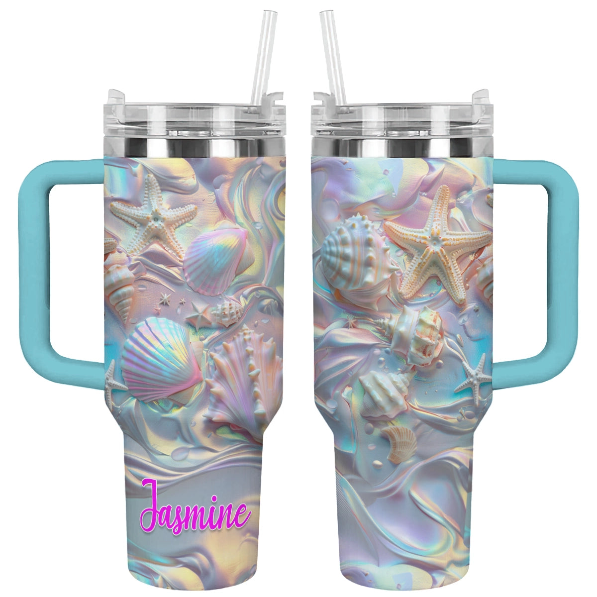 Shineful Tumbler Personalized Pearl Shell