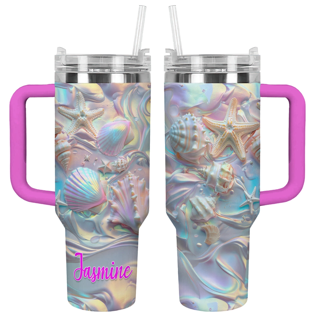 Shineful Tumbler Personalized Pearl Shell