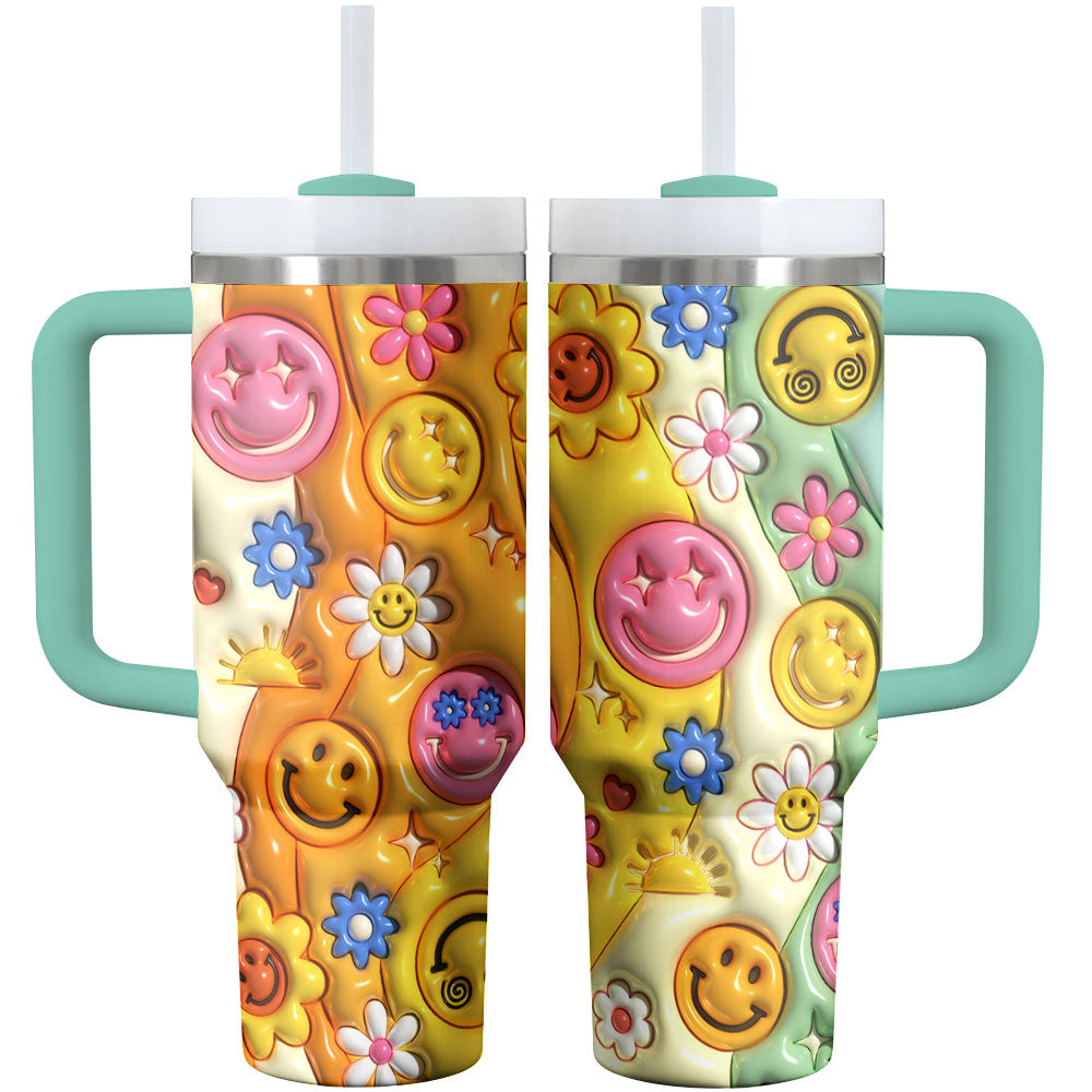 Shineful Glossy Tumbler Rainbow Smiles