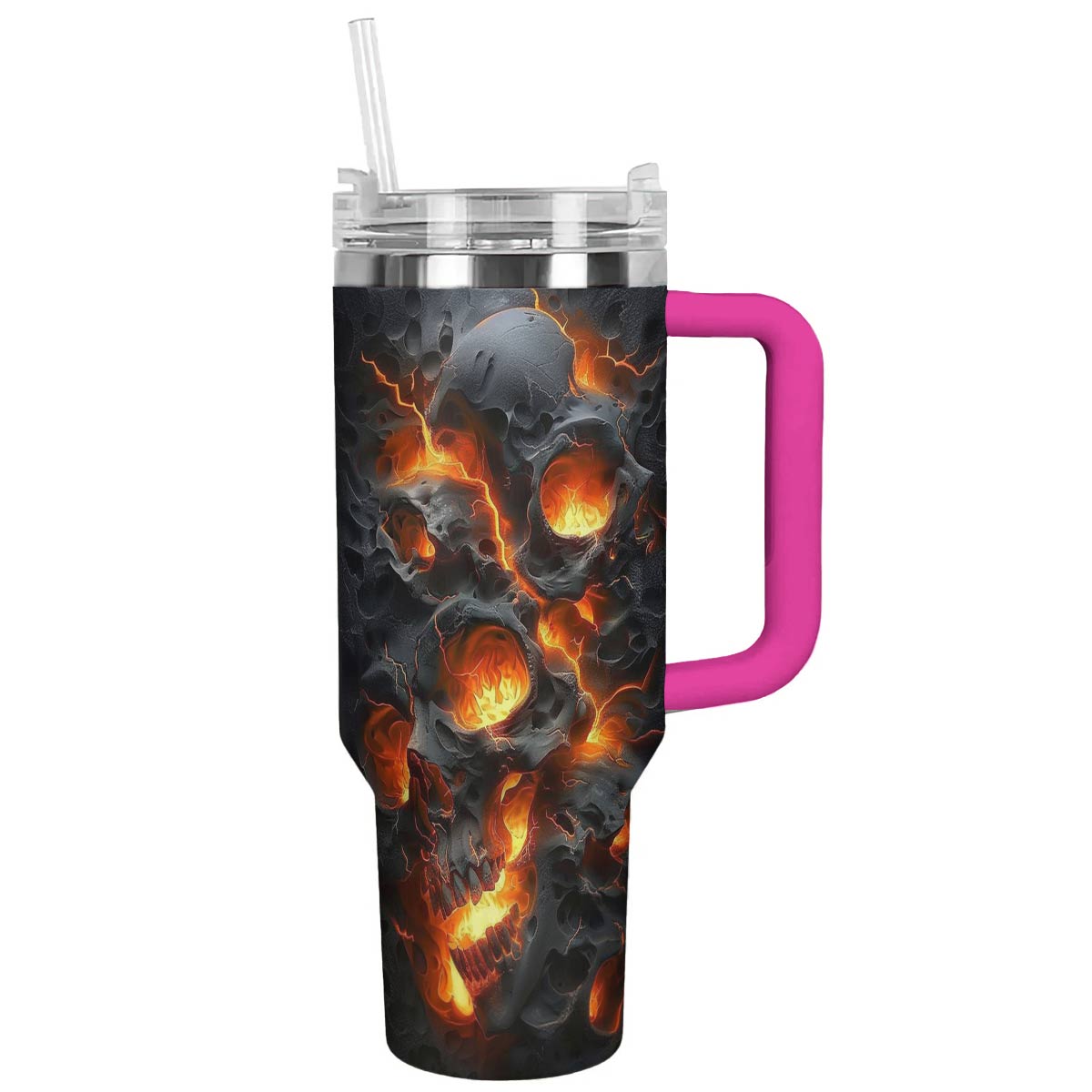 Shineful Tumbler Breakout Fire Skull