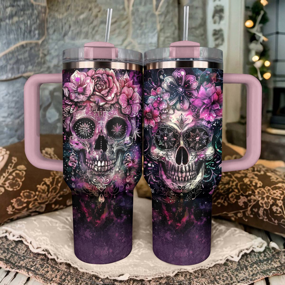 Shineful Tumbler Breathtaking Skull