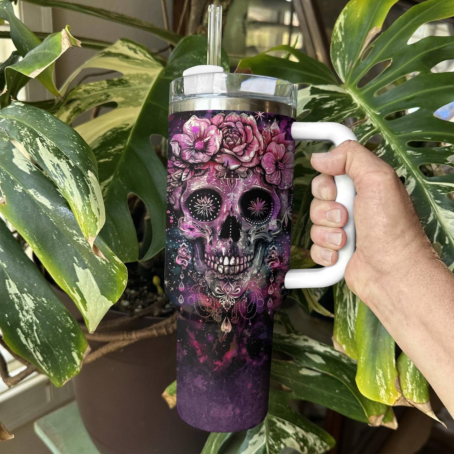 Shineful Tumbler Breathtaking Skull