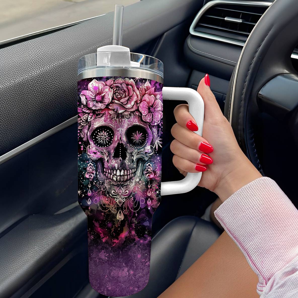 Shineful Tumbler Breathtaking Skull