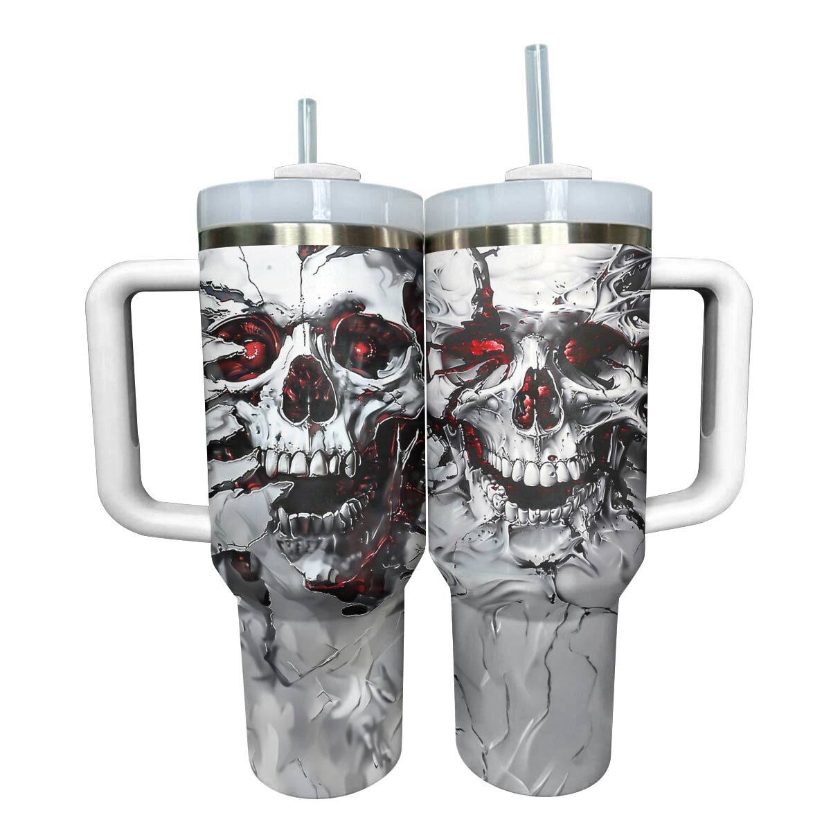 Shineful Tumbler Broken Skull