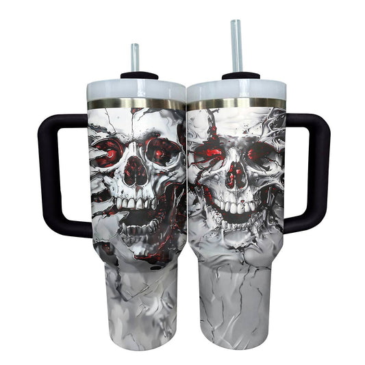 Shineful Tumbler Broken Skull