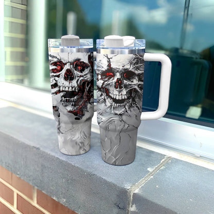 Shineful Tumbler Broken Skull