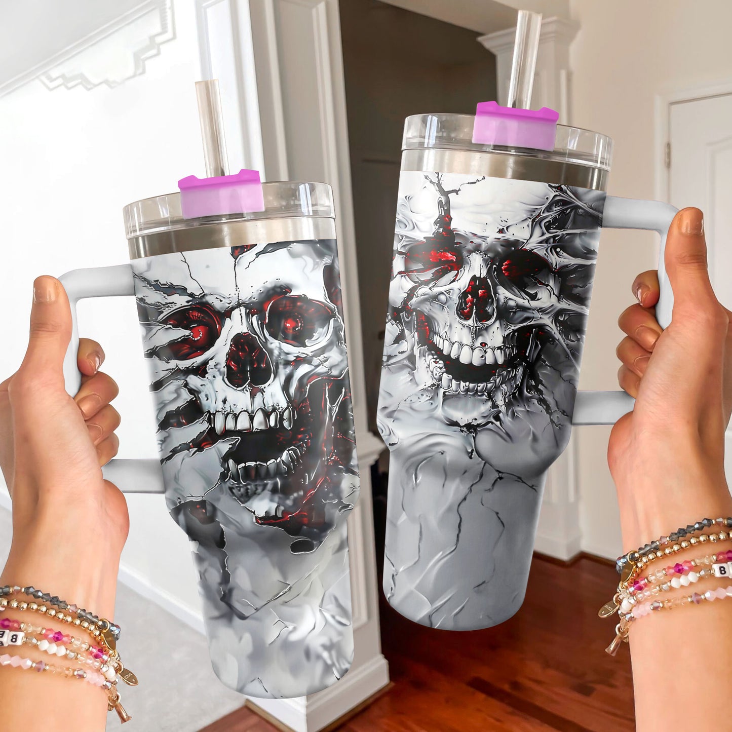 Shineful Tumbler Broken Skull