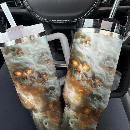 Shineful Tumbler Cloud Of Smoke Skull