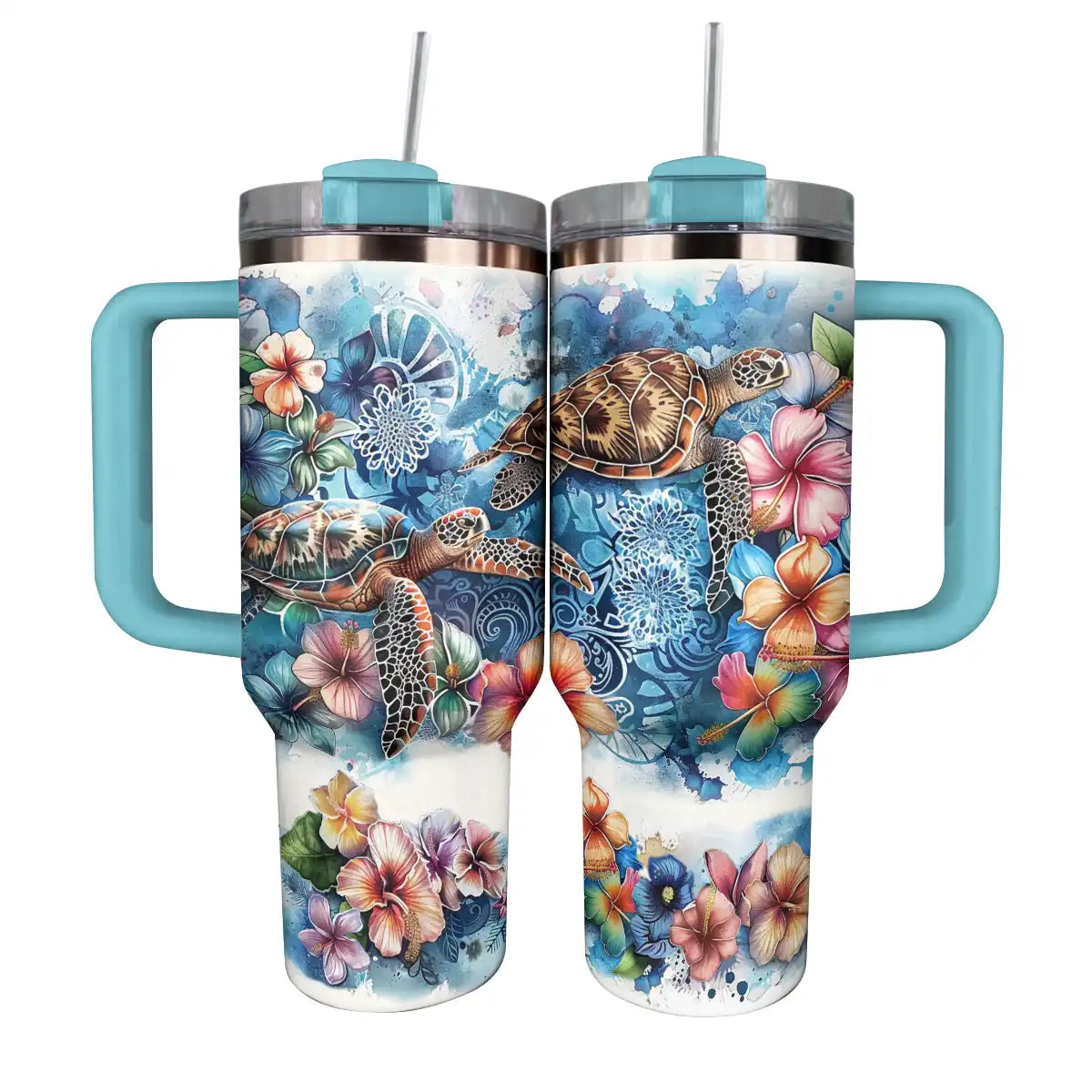 Shineful Tumbler Tropical Sea Turtles