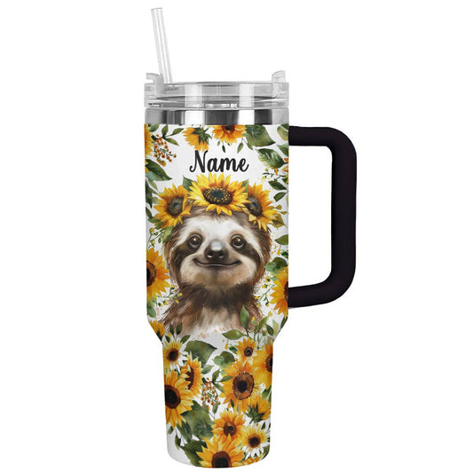 Shineful Tumbler Personalized Sunshine Sloth