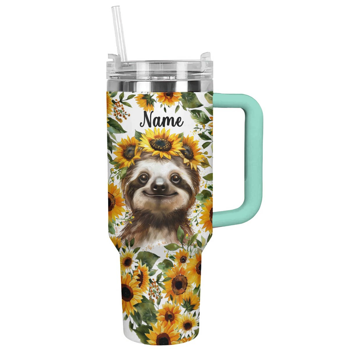 Shineful Tumbler Personalized Sunshine Sloth