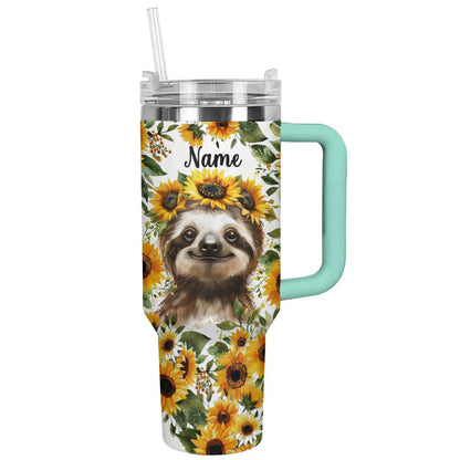 Shineful Tumbler Personalized Sunshine Sloth