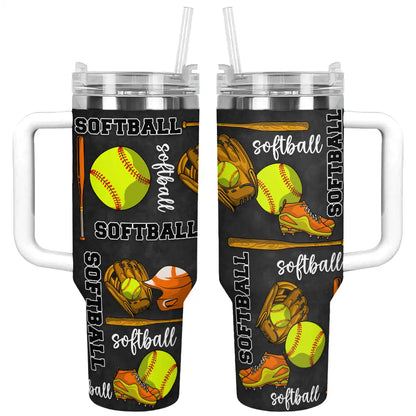 Shineful Tumbler Amazing Softball