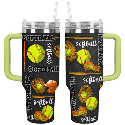 Shineful Tumbler Amazing Softball