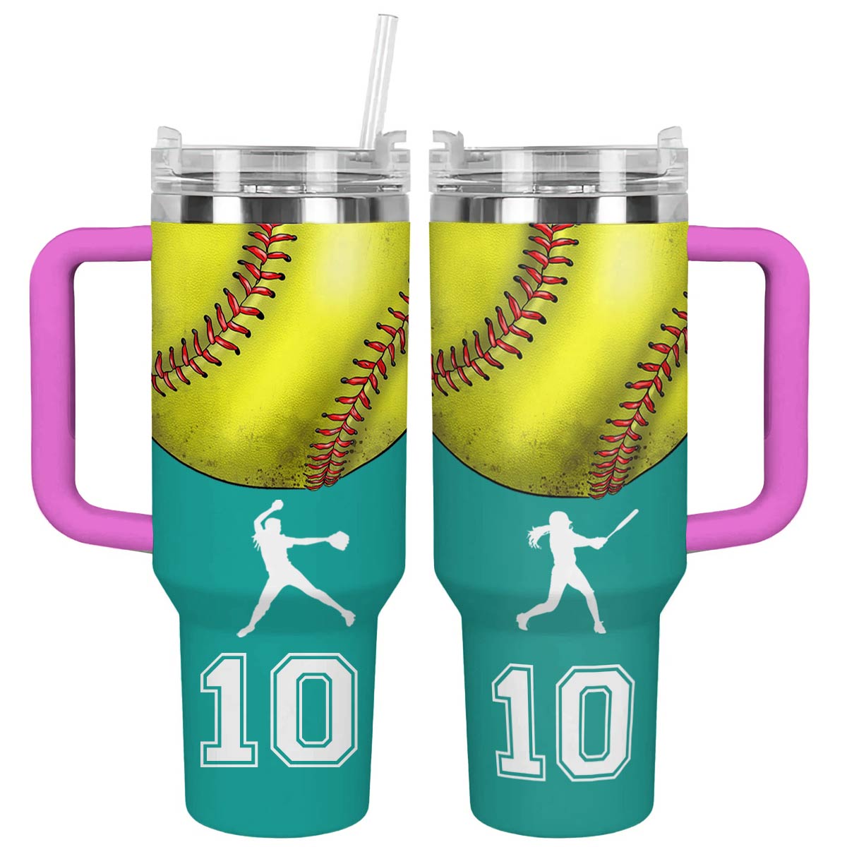 Shineful Personalized Tumbler Softball In My Heart