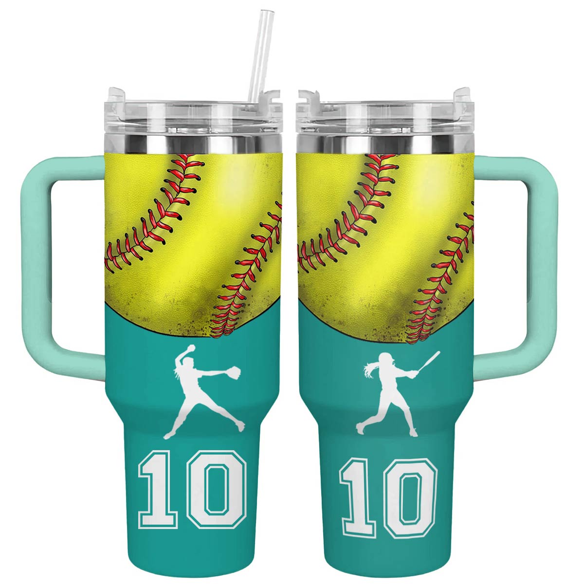 Shineful Personalized Tumbler Softball In My Heart