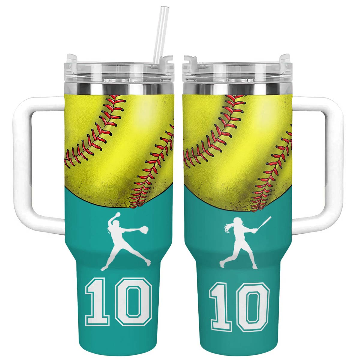 Shineful Personalized Tumbler Softball In My Heart