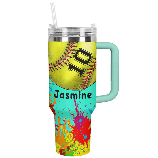 Shineful Personalized Tumbler Splash Colorful