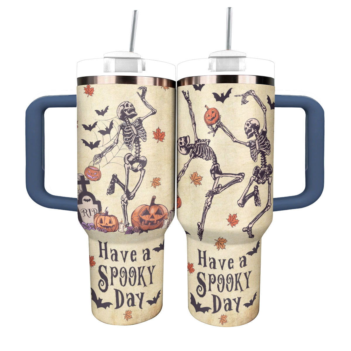 Shineful Tumbler Halloween Spooky Skeleton