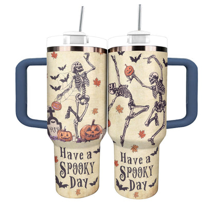 Shineful Tumbler Halloween Spooky Skeleton