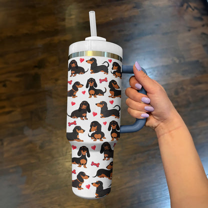 Shineful Tumbler Dachshund Heartstrings