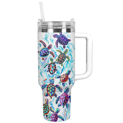 Shineful Tumbler Colorful Baby Sea Turtles