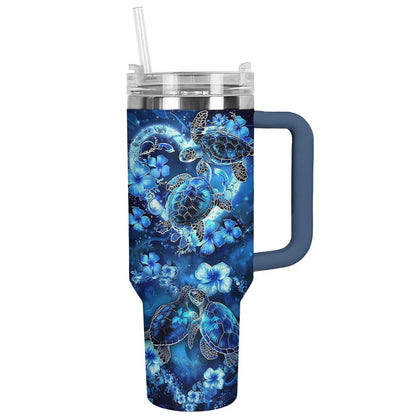 Shineful Tumbler My Heart Sea Turtles