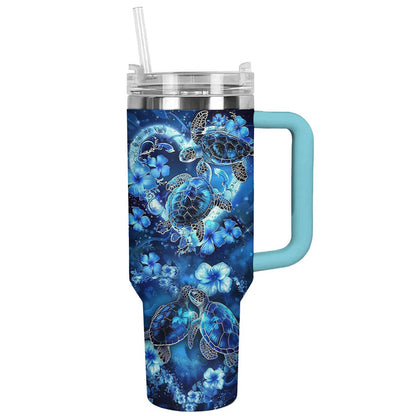 Shineful Tumbler My Heart Sea Turtles