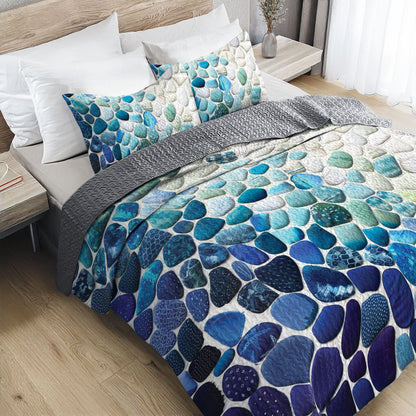 Shineful All Season Quilt 3-Piece Set Seaside Serenity