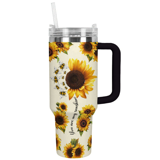 Shineful Tumbler Bee & Sunflower Radiance