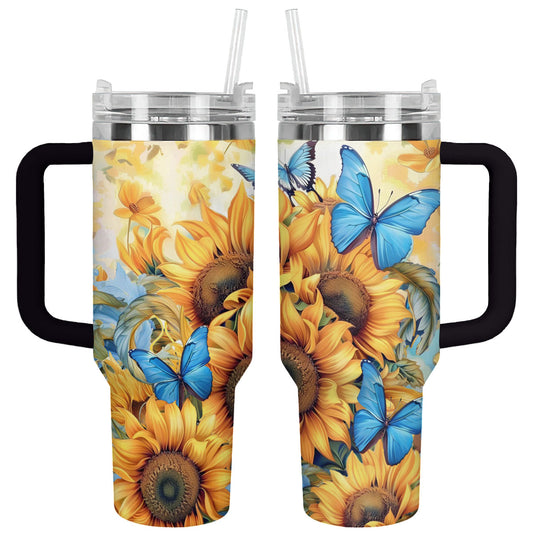 Shineful Tumbler Butterfly Blooms