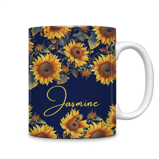 Shineful Ceramic Mug Personalized Gorgeous Sunflower