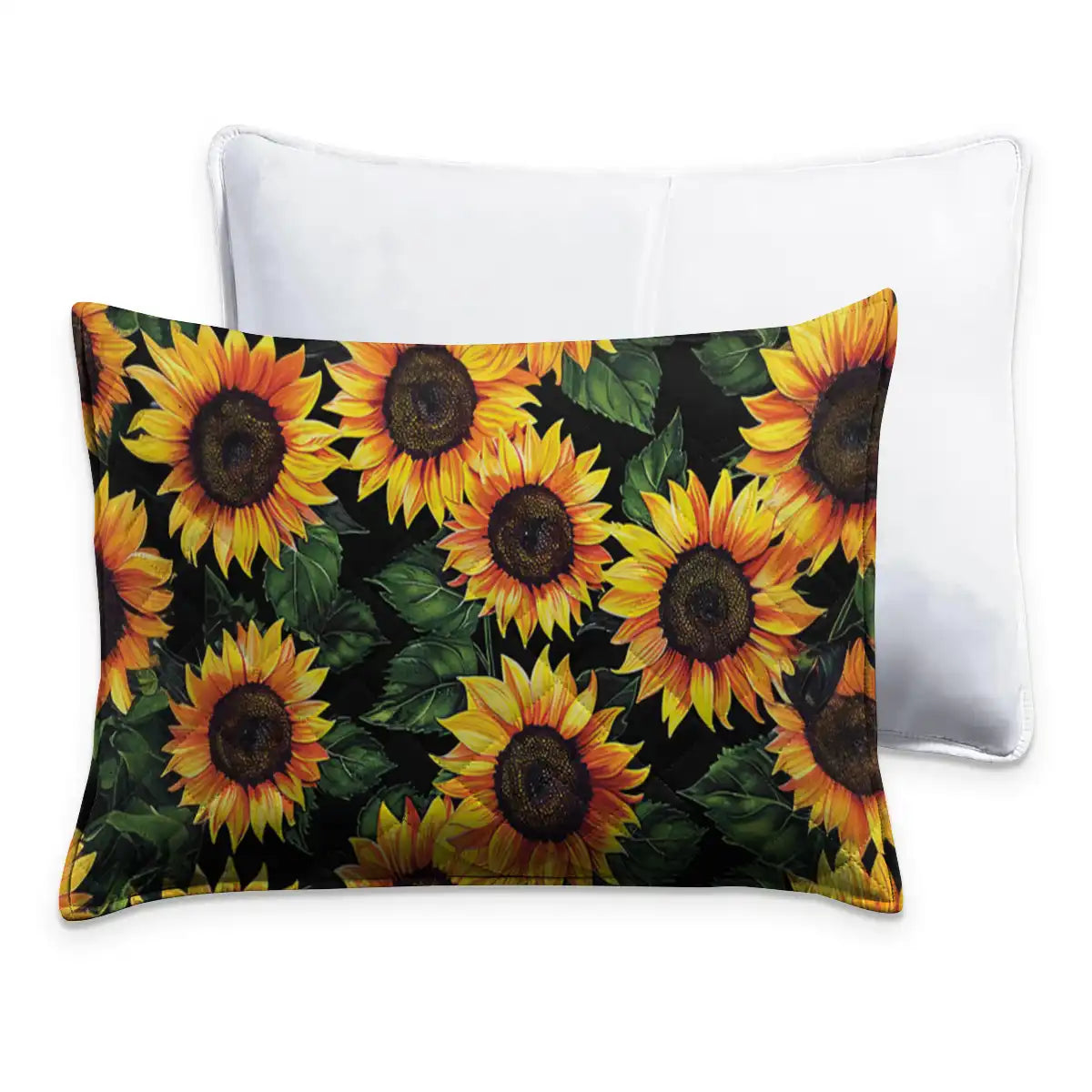 Shineful Quilt 3-Piece Set Elegant Sunflower