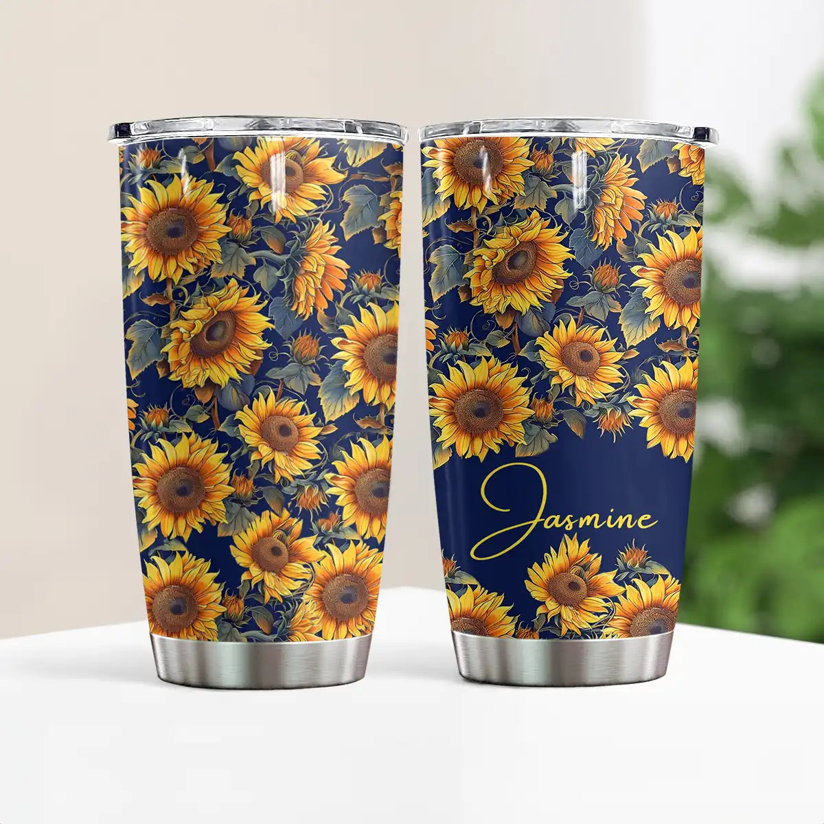 Shineful 20oz Tumbler Personalized Gorgeous Sunflower