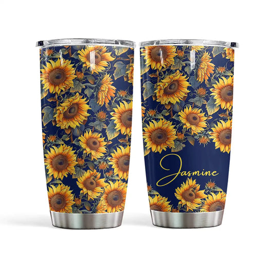 Gobelet Shineful 20 oz personnalisé Magnifique tournesol