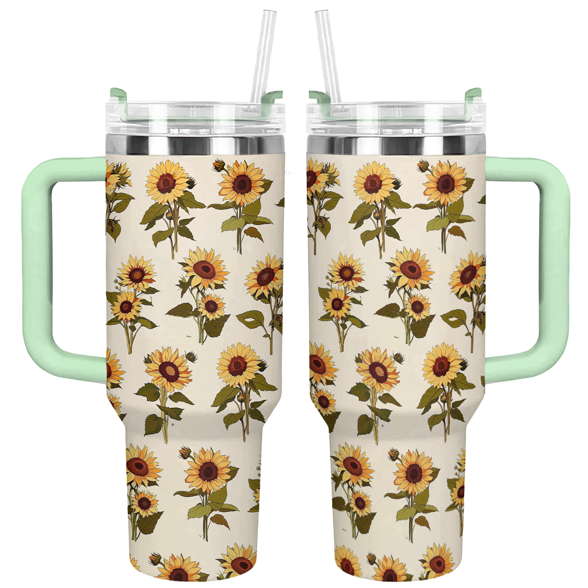 Shineful Tumbler Vintage Sunflowers