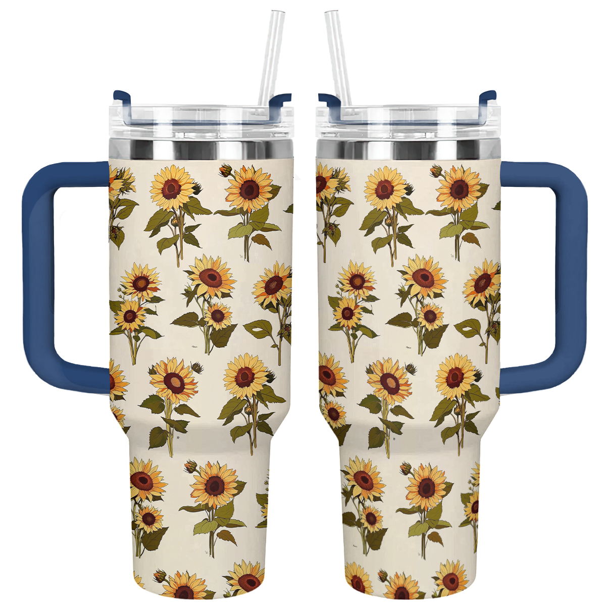 Shineful Tumbler Vintage Sunflowers