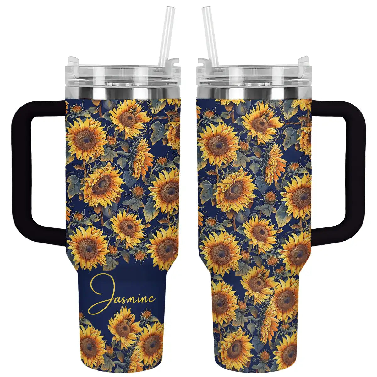 Shineful Tumbler Sunflower Personalized Gorgeous Flower