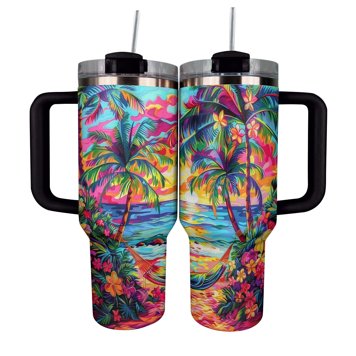 Shineful Tumbler Sunset Tropical Paradise