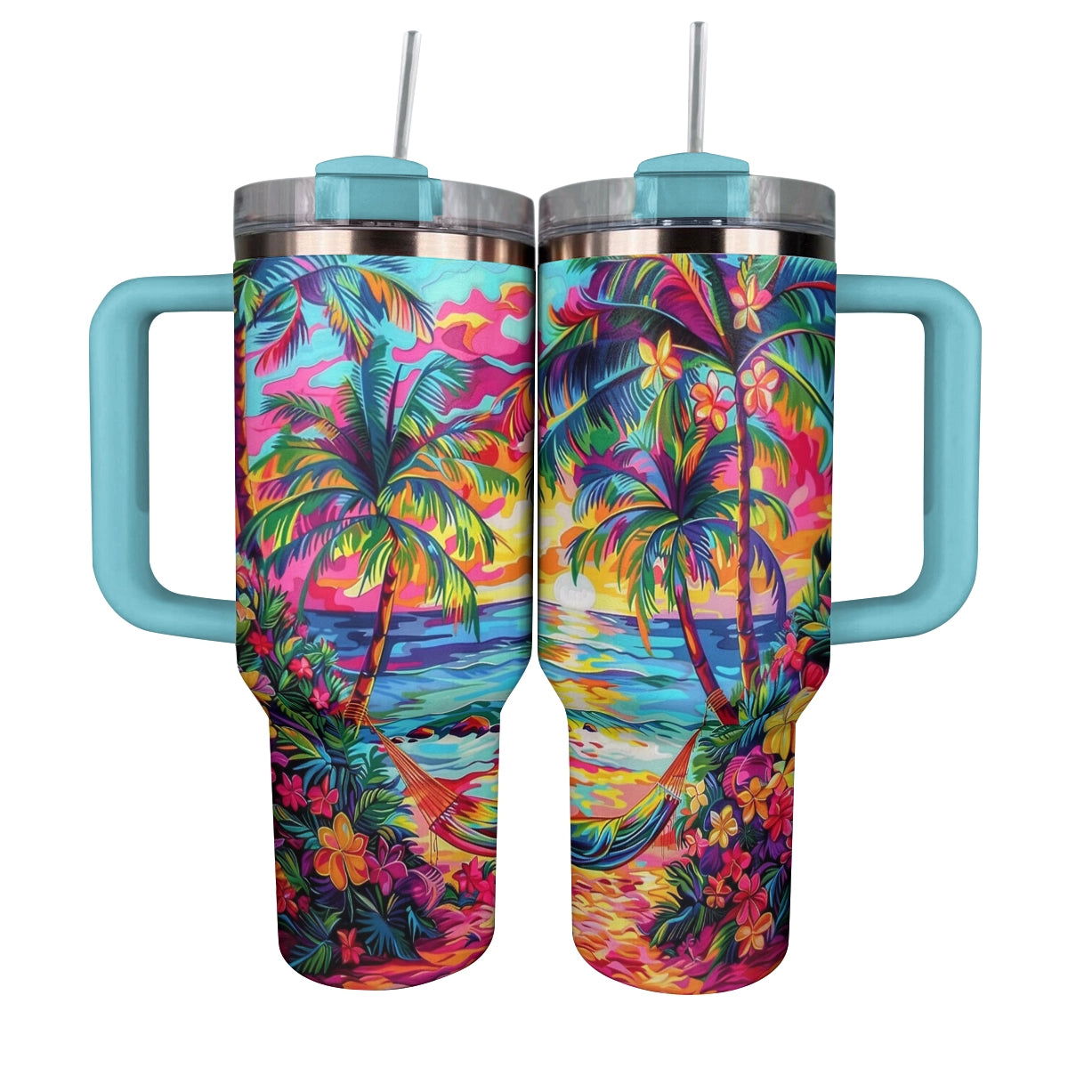 Shineful Tumbler Sunset Tropical Paradise