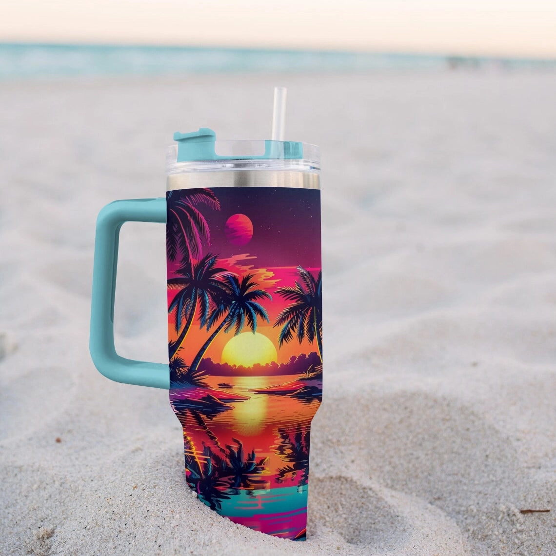 Shineful Tumbler Tropical Sunset Paradise