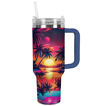 Shineful Tumbler Tropical Sunset Paradise