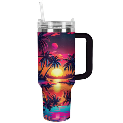 Shineful Tumbler Tropical Sunset Paradise