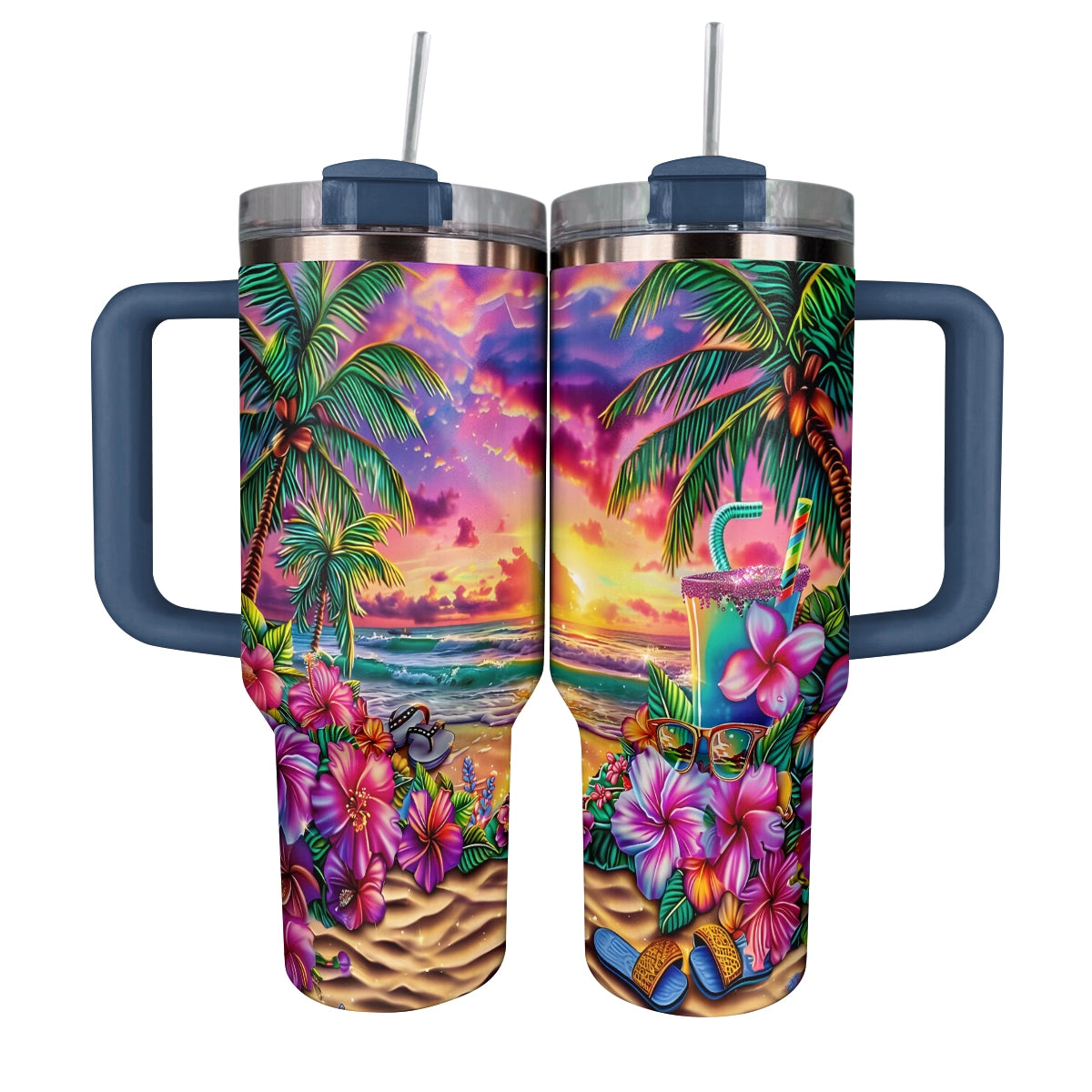 Shineful Tumbler Sunset Tropical Escape