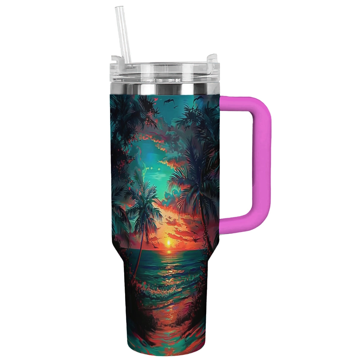 Shineful Tumbler Sunset Serenity Shores