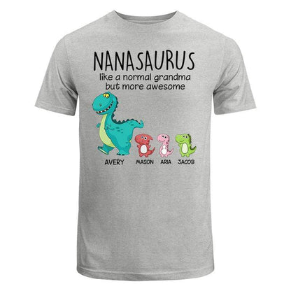 Shineful T-shirt Grandmasaurus And Kids Personalized Shirt